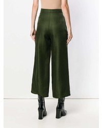 Pantalon large olive Christian Wijnants