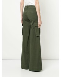 Pantalon large olive Nili Lotan