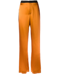 Pantalon large orange Lanvin