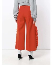 Pantalon large orange MSGM