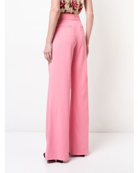 Pantalon large rose Alice + Olivia