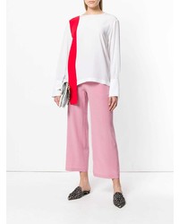 Pantalon large rose Aspesi