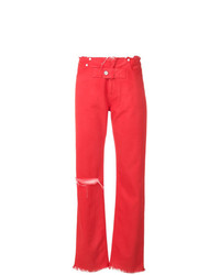 Pantalon large rouge Alyx