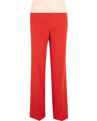 Pantalon large rouge Bottega Veneta