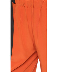 Pantalon large rouge Cédric Charlier