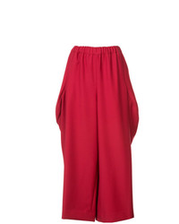 Pantalon large rouge Comme des Garcons