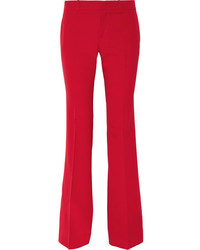 Pantalon large rouge Gucci