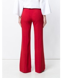 Pantalon large rouge Chloé