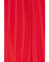 Pantalon large rouge Elie Saab