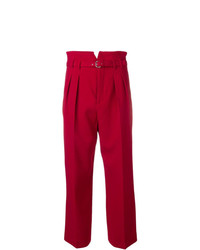 Pantalon large rouge RED Valentino