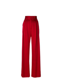 Pantalon large rouge Styland