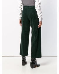 Pantalon large vert foncé Department 5