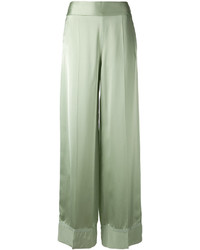 Pantalon large vert Maison Margiela