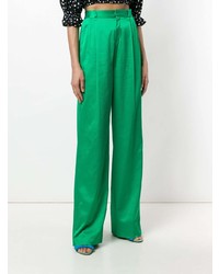 Pantalon large vert ATTICO