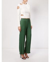 Pantalon large vert Rosie Assoulin