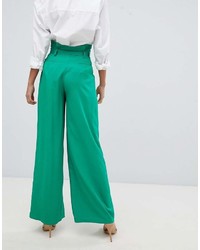 Pantalon large vert Missguided
