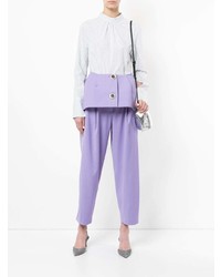Pantalon large violet clair Natasha Zinko