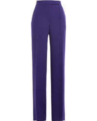 Pantalon large violet