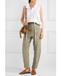 Pantalon marron clair Chloé