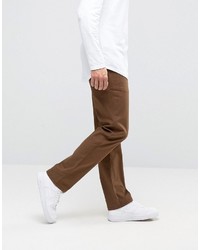 Pantalon marron foncé Asos