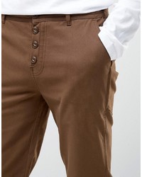 Pantalon marron foncé Asos