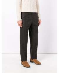 Pantalon marron foncé Brioni