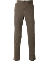 Pantalon marron Incotex