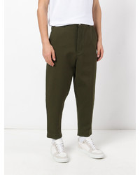 Pantalon olive AMI Alexandre Mattiussi