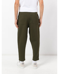 Pantalon olive AMI Alexandre Mattiussi