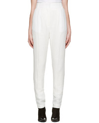 Pantalon plissé blanc Haider Ackermann