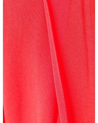 Pantalon plissé rouge MSGM