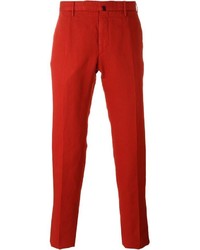 Pantalon rouge Incotex