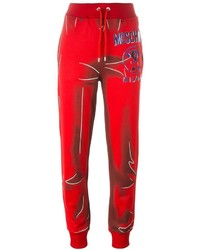 Pantalon rouge Moschino