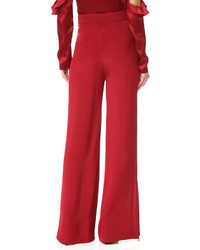 Pantalon rouge Cushnie et Ochs