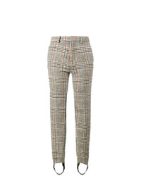 Pantalon slim à carreaux gris Y/Project