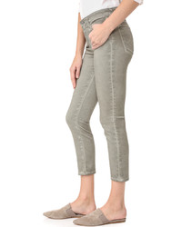 Pantalon slim argenté AG Jeans