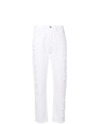 Pantalon slim blanc 3x1