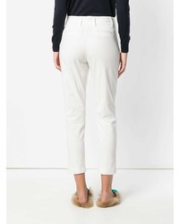 Pantalon slim blanc Eleventy