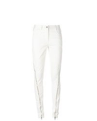 Pantalon slim blanc Jean Paul Gaultier Vintage