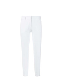 Pantalon slim blanc Piazza Sempione