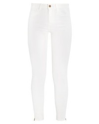 Pantalon slim blanc Pieces