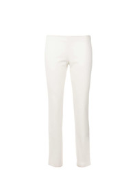 Pantalon slim blanc Romeo Gigli Vintage