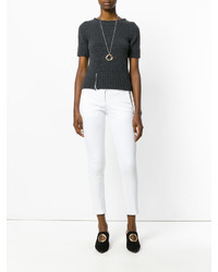 Pantalon slim blanc Jacob Cohen