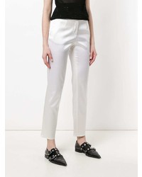 Pantalon slim blanc Giorgio Armani Vintage