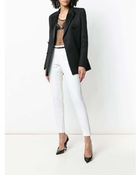 Pantalon slim blanc Saint Laurent