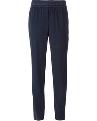 Pantalon slim bleu marine DKNY