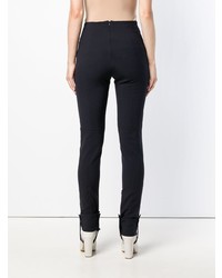 Pantalon slim bleu marine Maison Flaneur