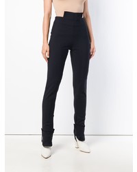 Pantalon slim bleu marine Maison Flaneur