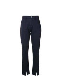 Pantalon slim bleu marine MSGM