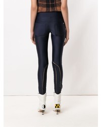 Pantalon slim bleu marine Andrea Bogosian